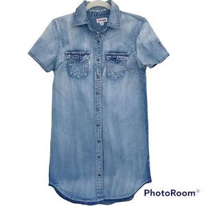 True Religion Denim Chambray Shirt Dress